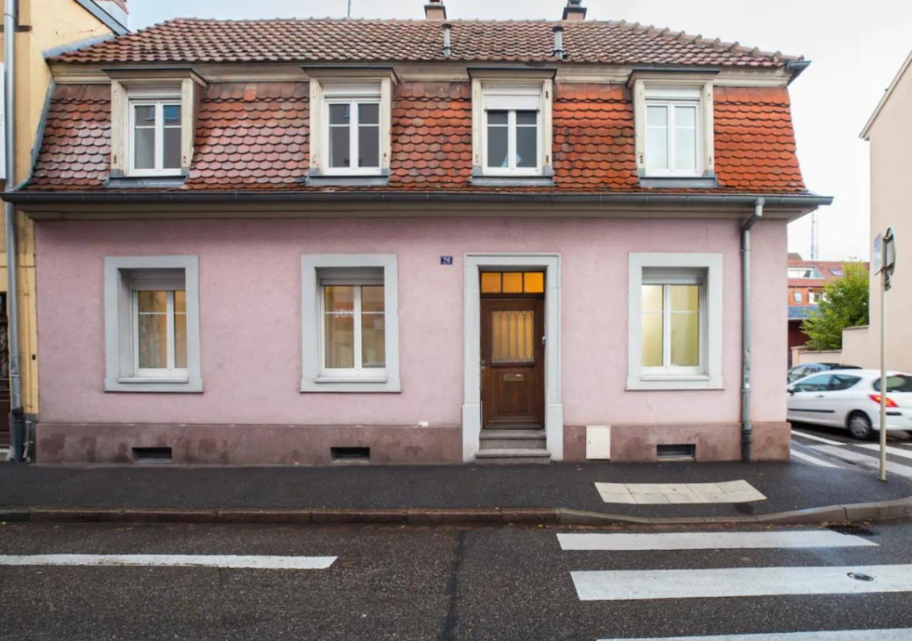 Colmar Appt familial à 3 min du centre - parking gratuit - Une chambre et 5 pers Extérieur photo