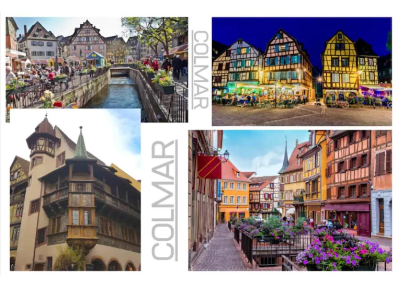 Colmar Appt familial à 3 min du centre - parking gratuit - Une chambre et 5 pers Extérieur photo