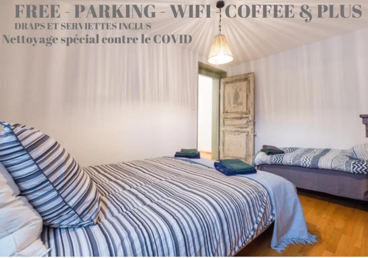 Colmar Appt familial à 3 min du centre - parking gratuit - Une chambre et 5 pers Extérieur photo