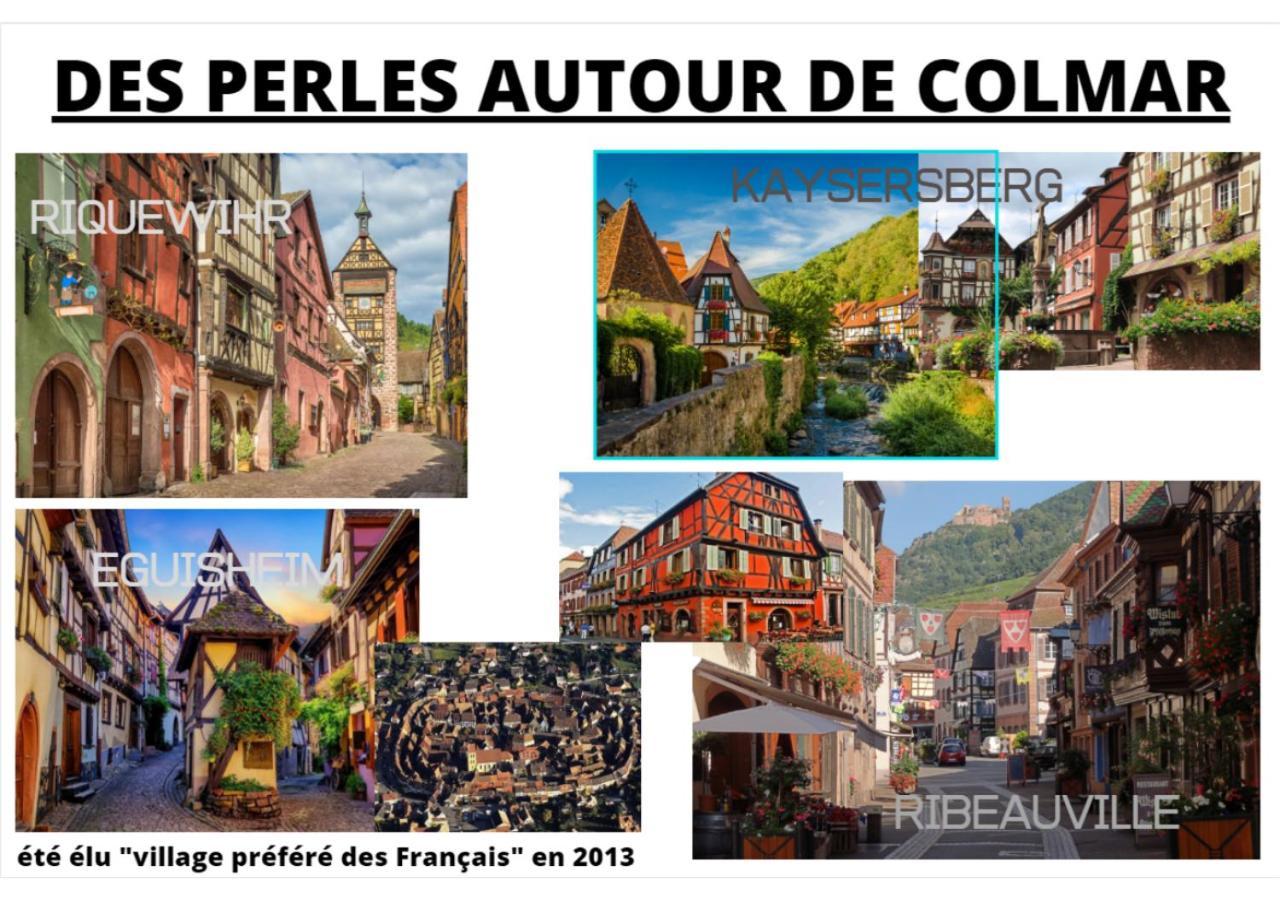 Colmar Appt familial à 3 min du centre - parking gratuit - Une chambre et 5 pers Extérieur photo